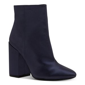 Jessica Simpson Midnight Crystal Satin Booties